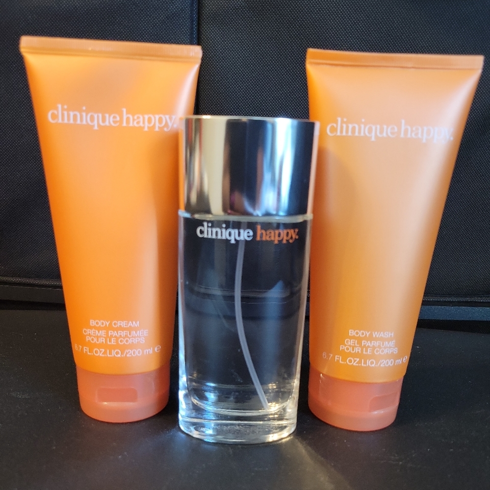 3 Piece Clinique Happy fragrance